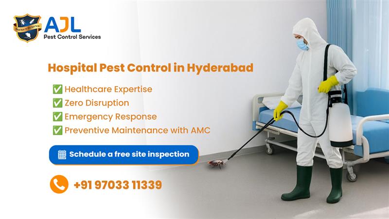 Hospital Pest Control in Hyderabad